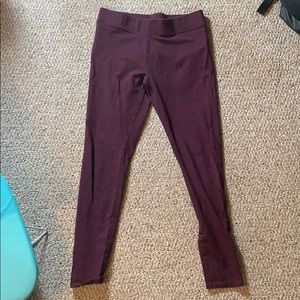 Aerie women’s M leggings maroon